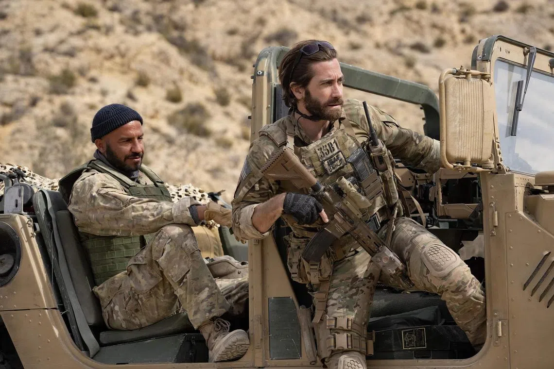 jojake26 - Jake Gyllenhaal and Dar Salim star in The Covenant, a military action about an American soldier and the debt he owes to the interpreter he left behind in Afghanistan. Images show Gyllenhaal and Dar Salim

Source: Metro-Goldwyn-Mayer Pictures