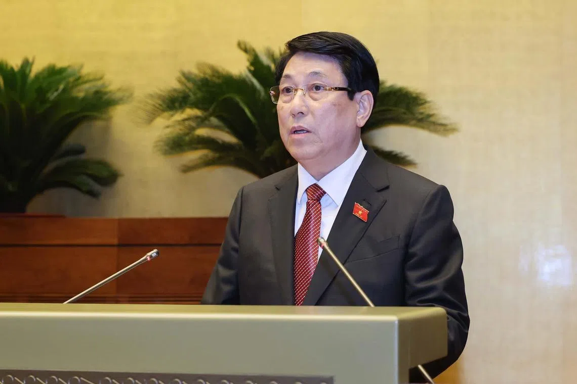 Mr Luong Cuong was elected as Vietnam's President on Oct 21.