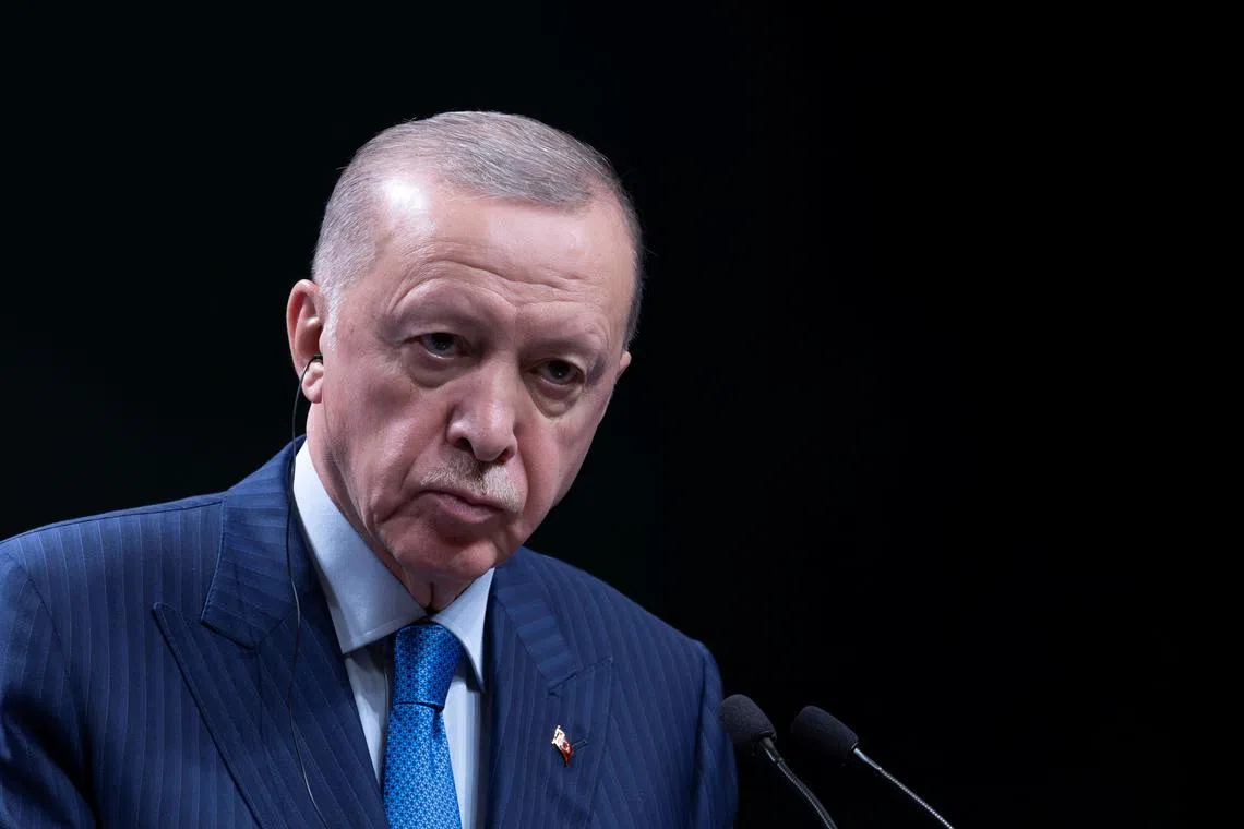 A Turkish official later said that Erdogan had meant to refer to Palestinians from Hamas-run Gaza in general.