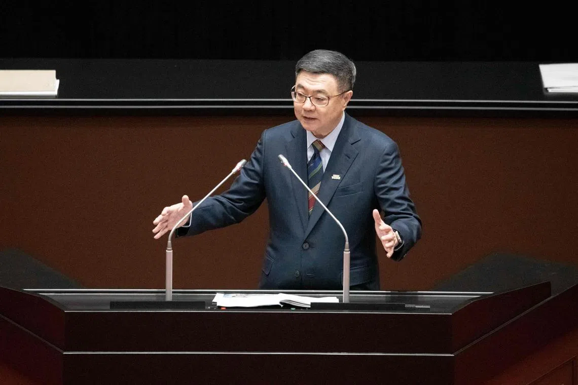 Taiwan's Premier Cho Jung-tai said it is impossible to raise the island's defence spending to 10 per cent of its GDP given their current budget scale.