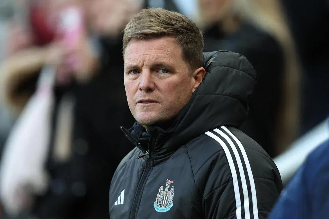 Newcastle United manager Eddie Howe has been touted as a possible permanent replacement for Ruben Amorim, who was sacked on Jan 5 after 14 months in charge at Old Trafford.