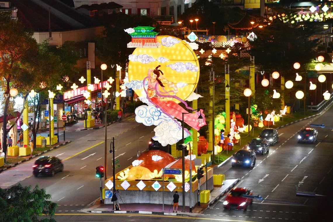 Chinatown Mid-Autumn Festival 2022. The streets of Chinatown will once again be adorned with lanterns come Sept 15.