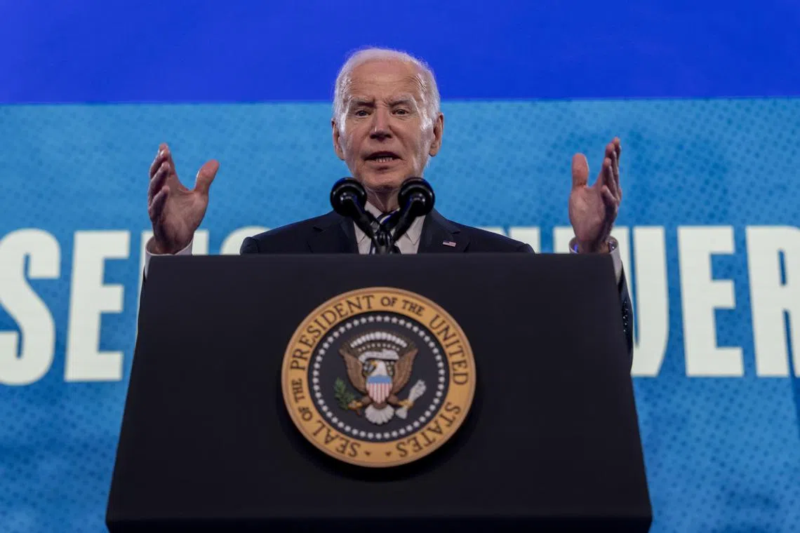 Mr Biden praised the survivors of gun violence for their determination not to focus on their anger, but on what they can do to prevent more tragedies.