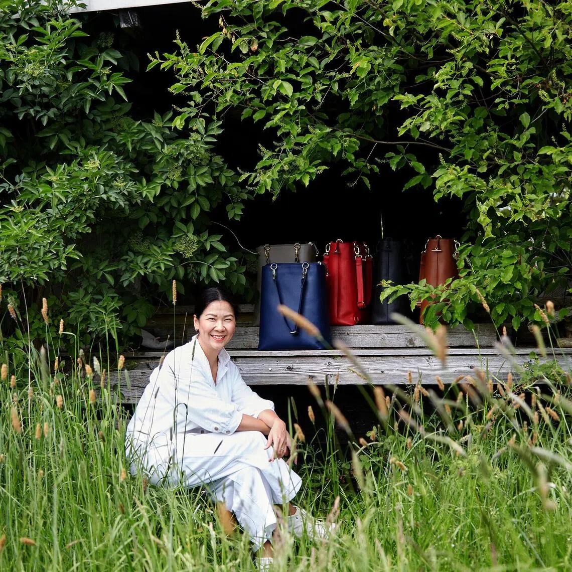 Singaporean Debbie Teo was inspired to start her handbag label Dbteo after moving to the slow-paced German countryside. 