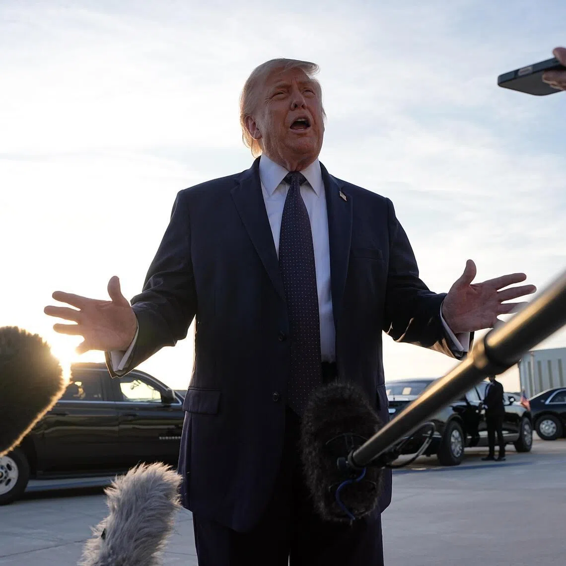President Donald Trump said the US-Iran deal had averted a global economic catastrophe. 