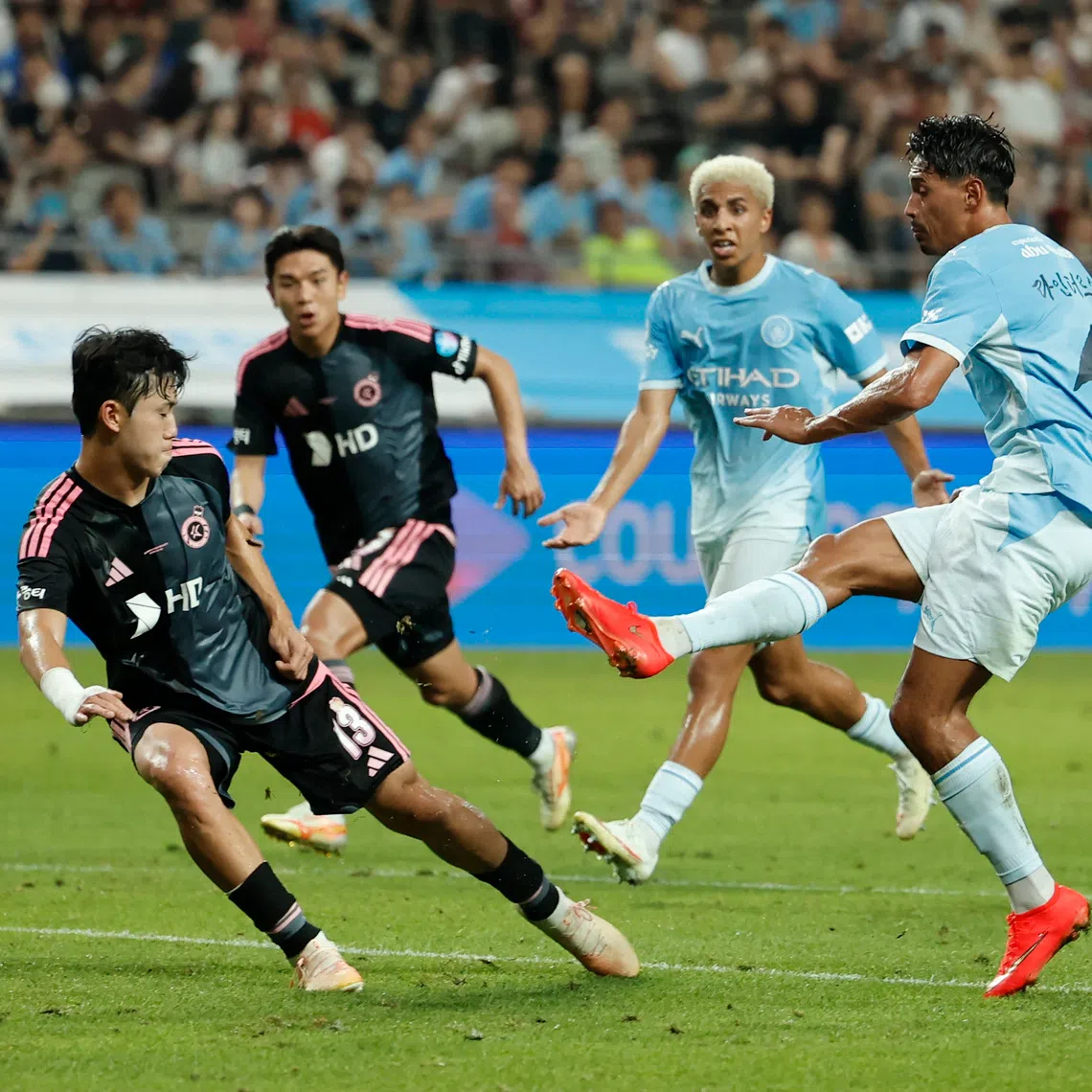 A survey by the Korea Pro-Footballers Association found 86.2 per cent of respondents suffered significant physical strain while playing in the heat.