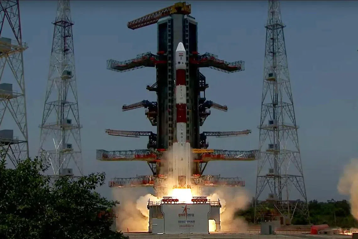 The Aditya-L1 spacecraft take off from Sriharikota, on a voyage to the centre of the Sun, on Sept 2.