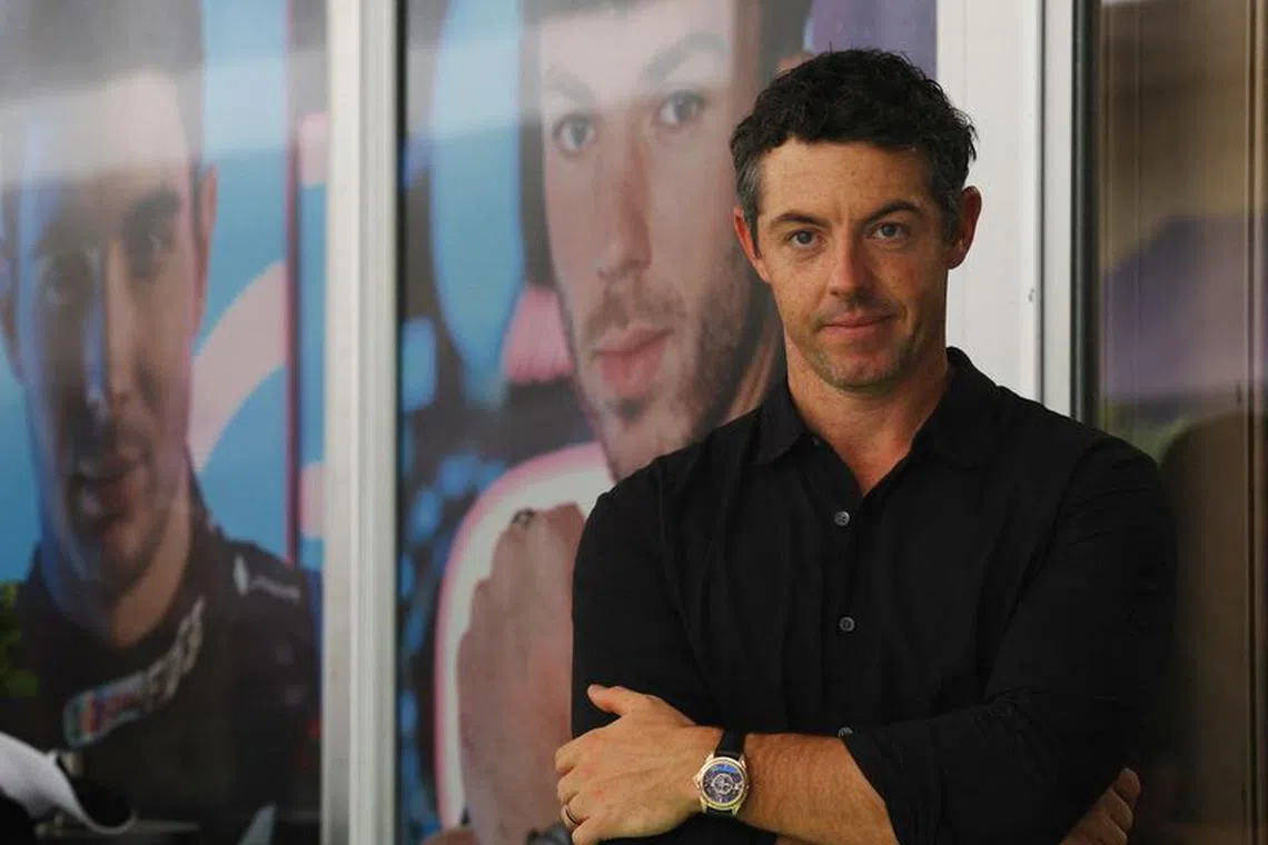 Formula One F1 - United States Grand Prix - Circuit of the Americas, Austin, Texas, U.S. - October 21, 2023 Golfer and Alpine investor, Rory McIlroy is pictured ahead of the sprint race REUTERS/Brian Snyder/ File Photo