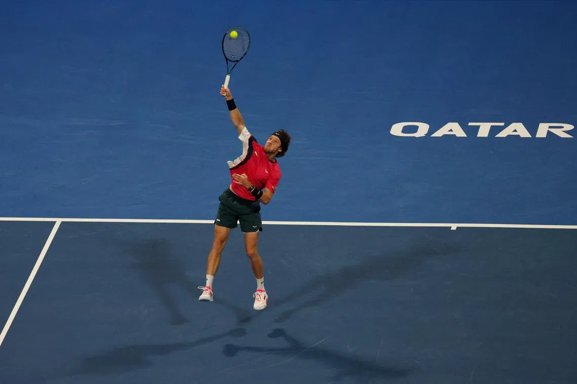 ATP roundup: Andrey Rublev tops Jack Draper for second Doha title | The ...