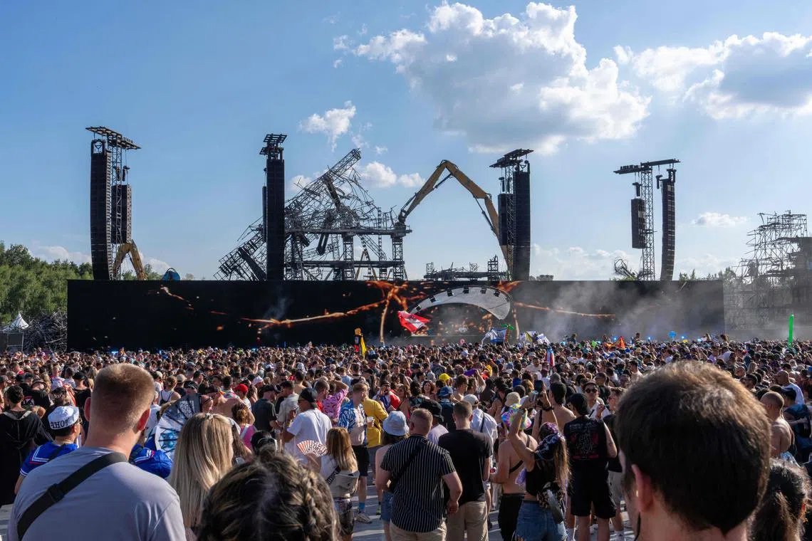 Around 400,000 people are expected to attend Tomorrowland being held near Antwerp over two weekends.