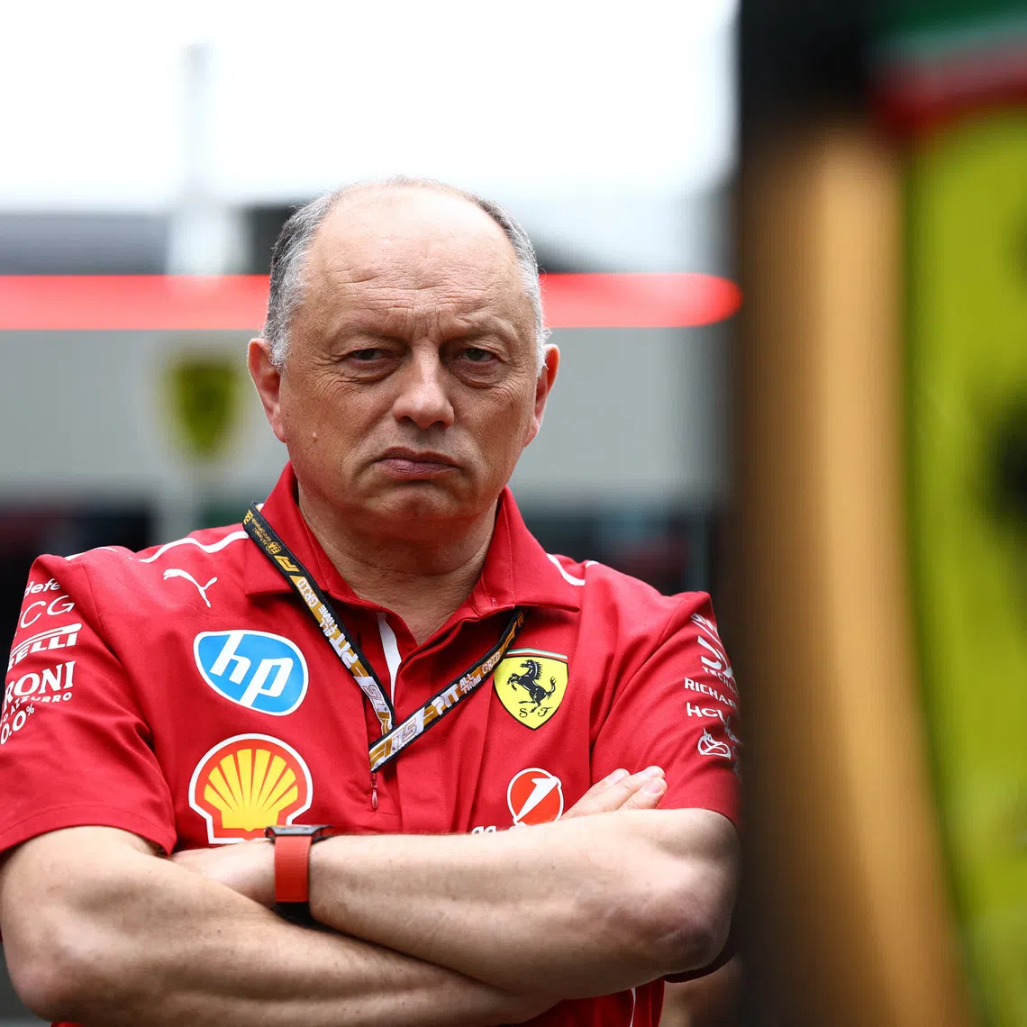 Formula One F1 - Australian Grand Prix - Albert Park Grand Prix Circuit, Melbourne, Australia - March 13, 2025 Ferrari team principal Fred Vasseur at the Albert Park Grand Prix Circuit ahead of the Australian Grand Prix REUTERS/Edgar Su