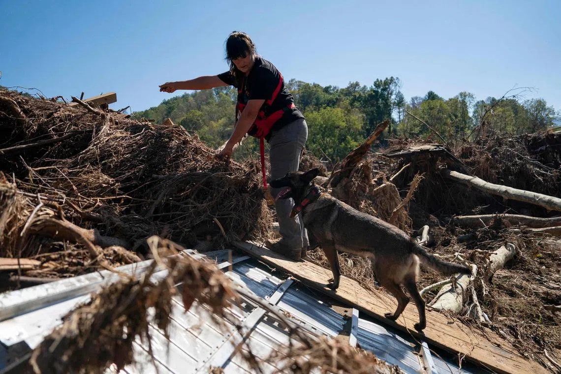 More than 74 per cent of cell towers were out of service in disaster-impacted areas of North Carolina due to the devastation caused by Helene.