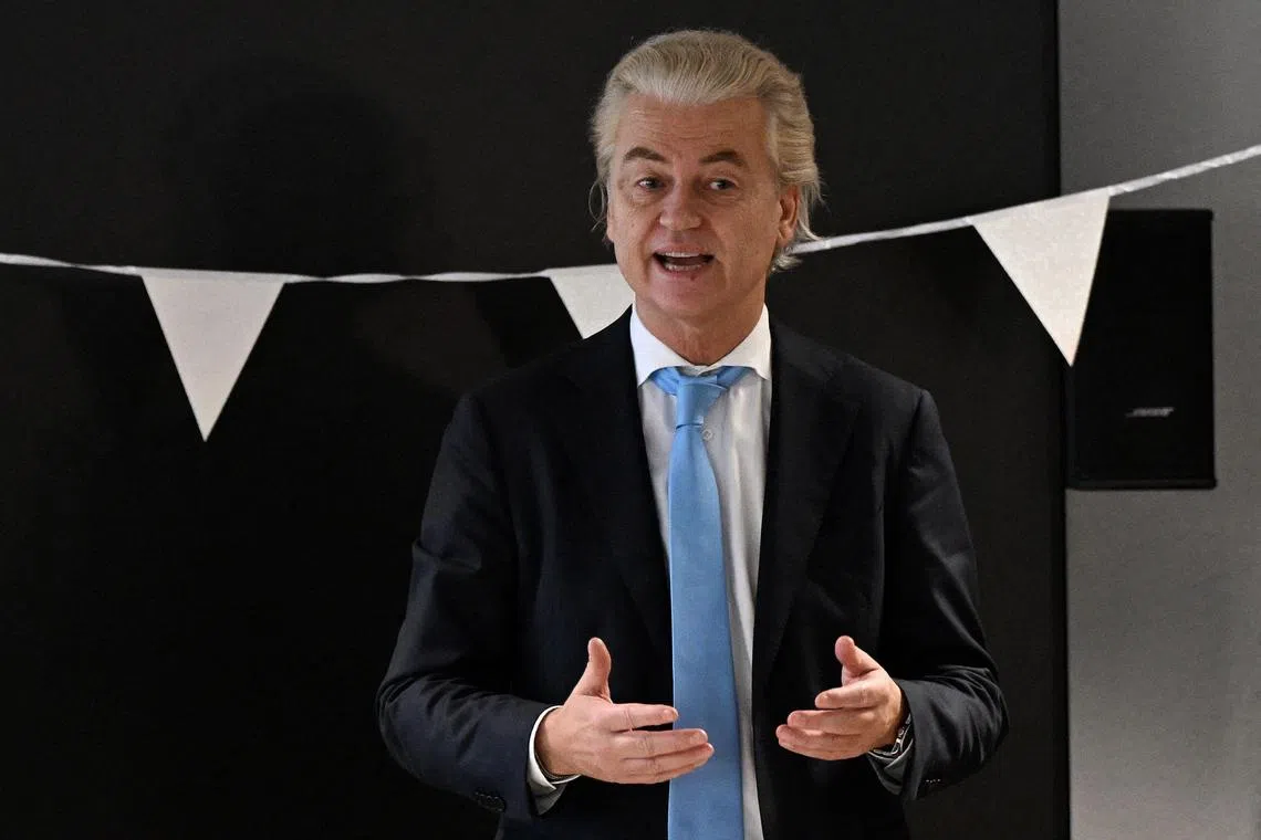 Dutch far-right politician Geert Wilders toned down his anti-Islam rhetoric during the election campaign, focusing more on issues such as the rising cost of living. 