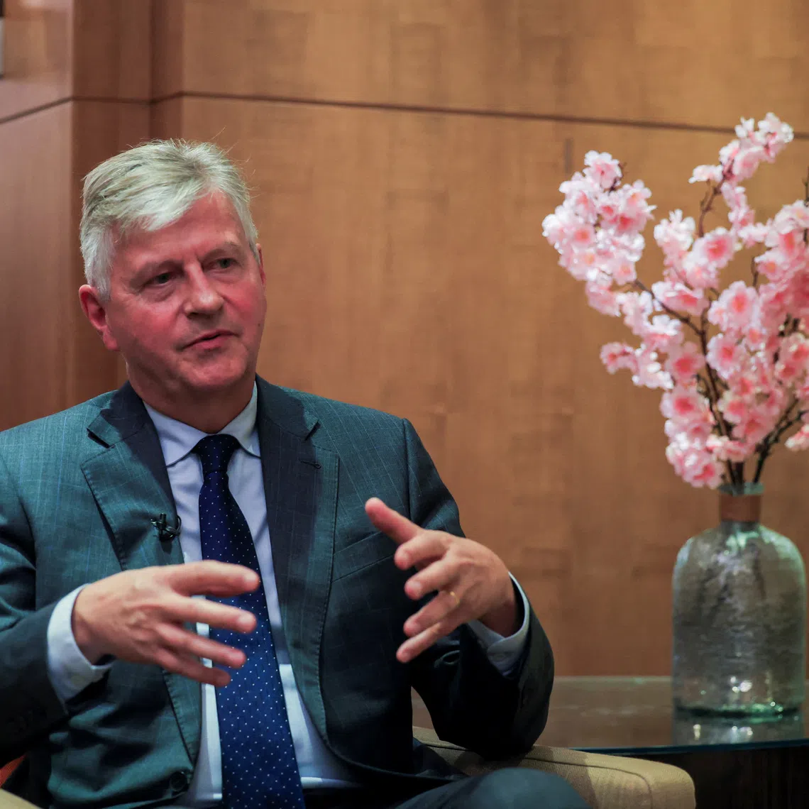 United Nations Under-Secretary-General for Peace Operations Jean-Pierre Lacroix speaks during an interview with Reuters in Beirut, Lebanon, October 14, 2026. REUTERS/Mohamad Azakir