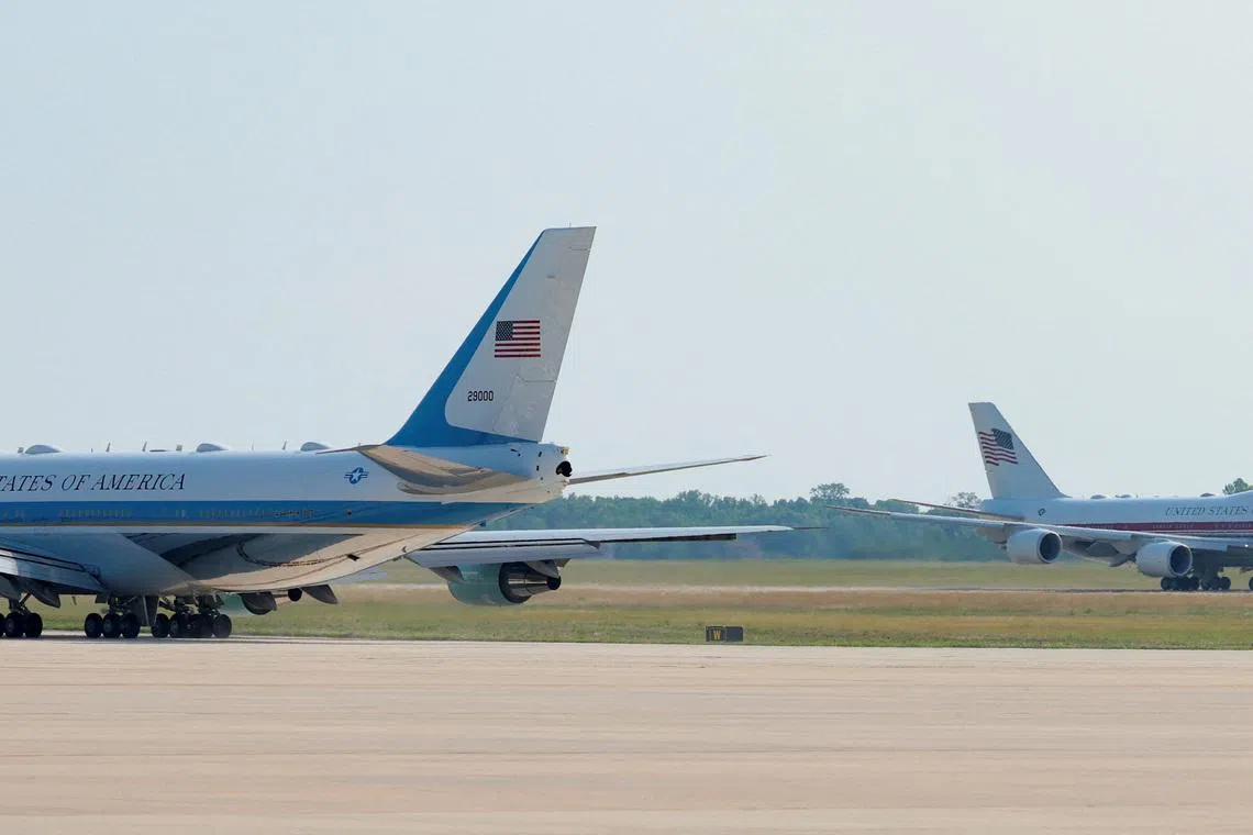 Trump says he will use old Air Force One to travel to UK with new plane going there too