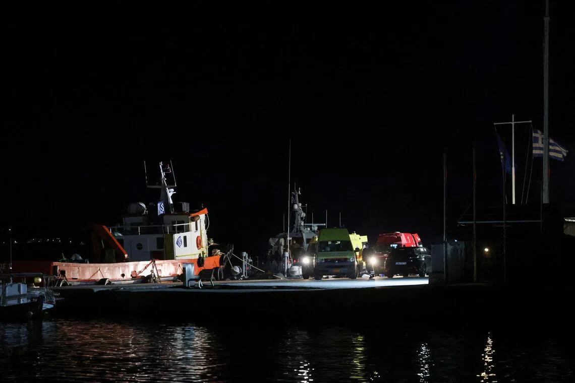 Fifteen people died in the shipwreck off the island of Chios on Feb 3.