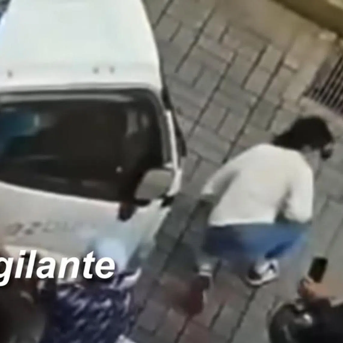 The police said the incident, which went viral on social media, took place in Punggol on April 17.