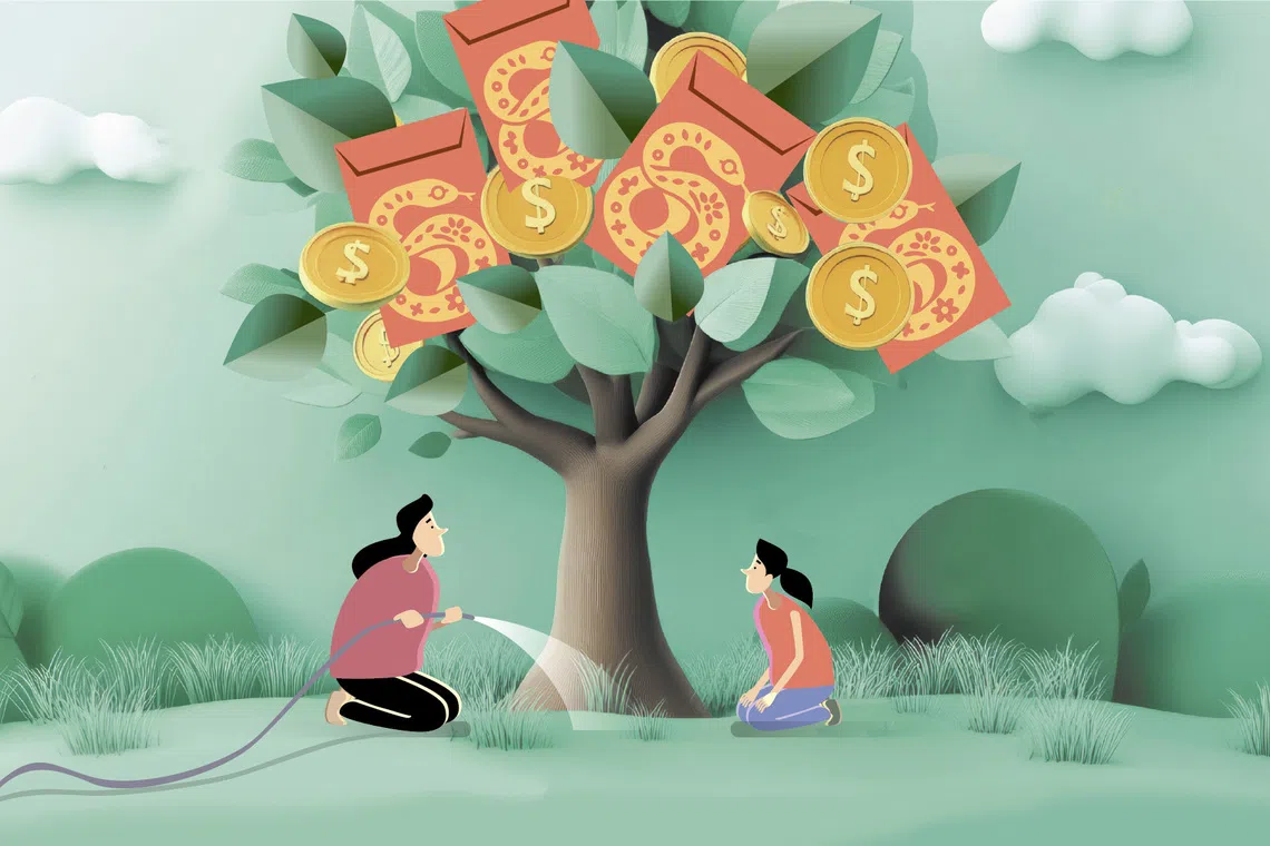 Parents are exploring ways to make their children's hongbao money work harder for them.
