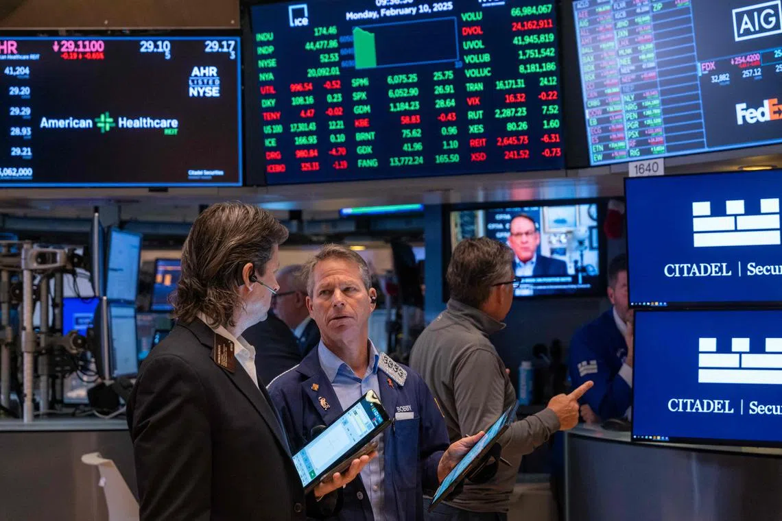 The Nasdaq declined 0.36 per cent to 19,643.86 points, while the Dow Jones Industrial Average rose 0.28 per cent to 44,593.65 points.