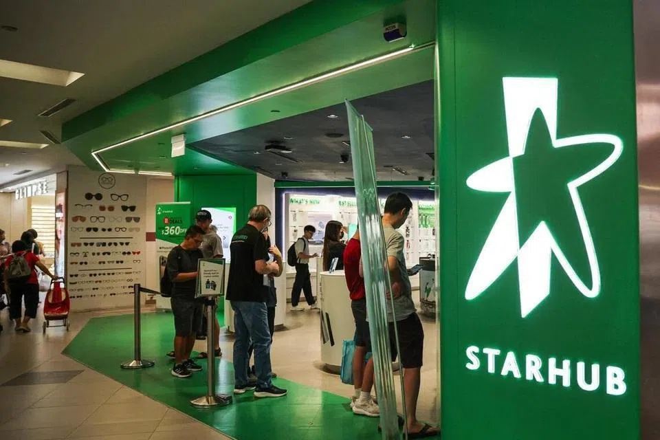 StarHub posts 50.9% drop in second-half profit, shares fall 5% at midday