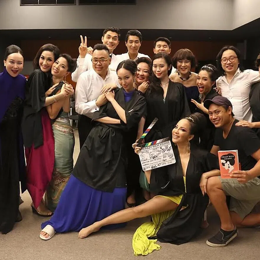 Singaporean celebrity photographer Russel Wong shared a photo of Crazy Rich Asians cast members on his Instagram on Oct 10.