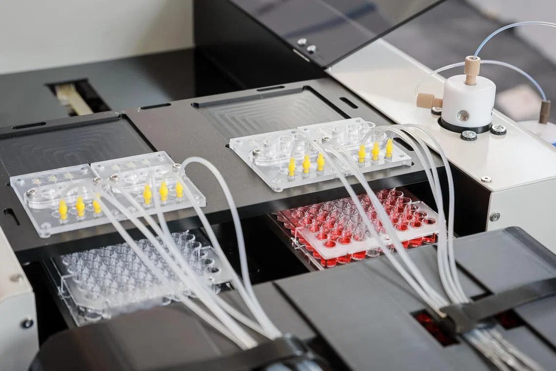 REVIVO BioSystems’ REVex in the ReleGO at a showcase event held at Star Vista, March 2, 2023.