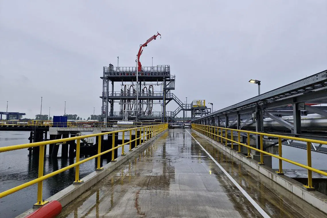 satrade - Wilmar's oleochemicals plant located in the Port of Rotterdam produces ingredients that are used in products such as shampoo.

Credit: SUE-ANN TAN