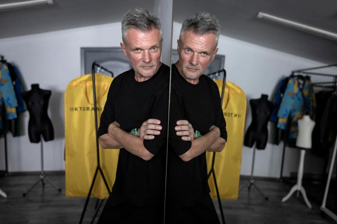 Mr Viktor Anisimov, one of Ukraine’s top fashion designers, is the fashion consultant for Mr Zelensky.