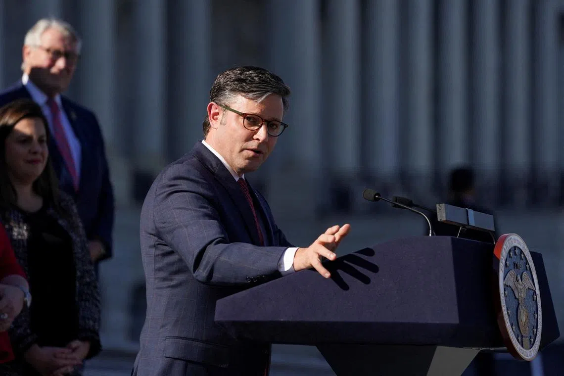 This is the the first major legislative action under new Speaker Mike Johnson.