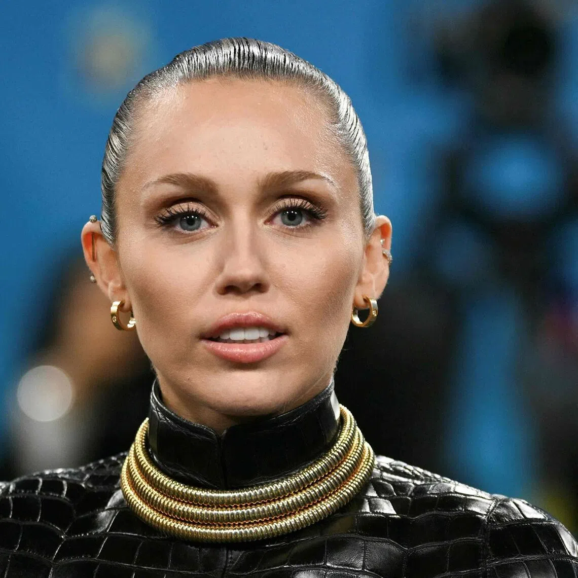 French disco diva Amanda Lear (left) has publicly accused American singer Miley Cyrus of plagiarism.