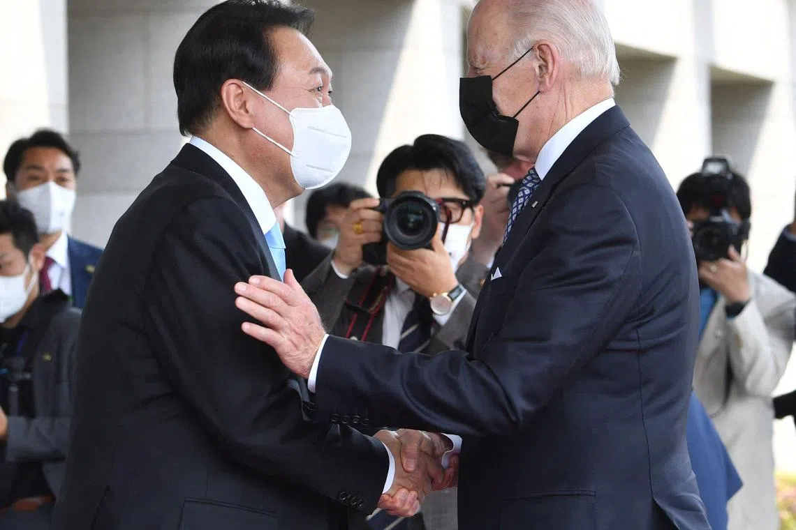 The state visit by South Korean President Yoon Suk-yeol will be the second of Mr Biden's administration.