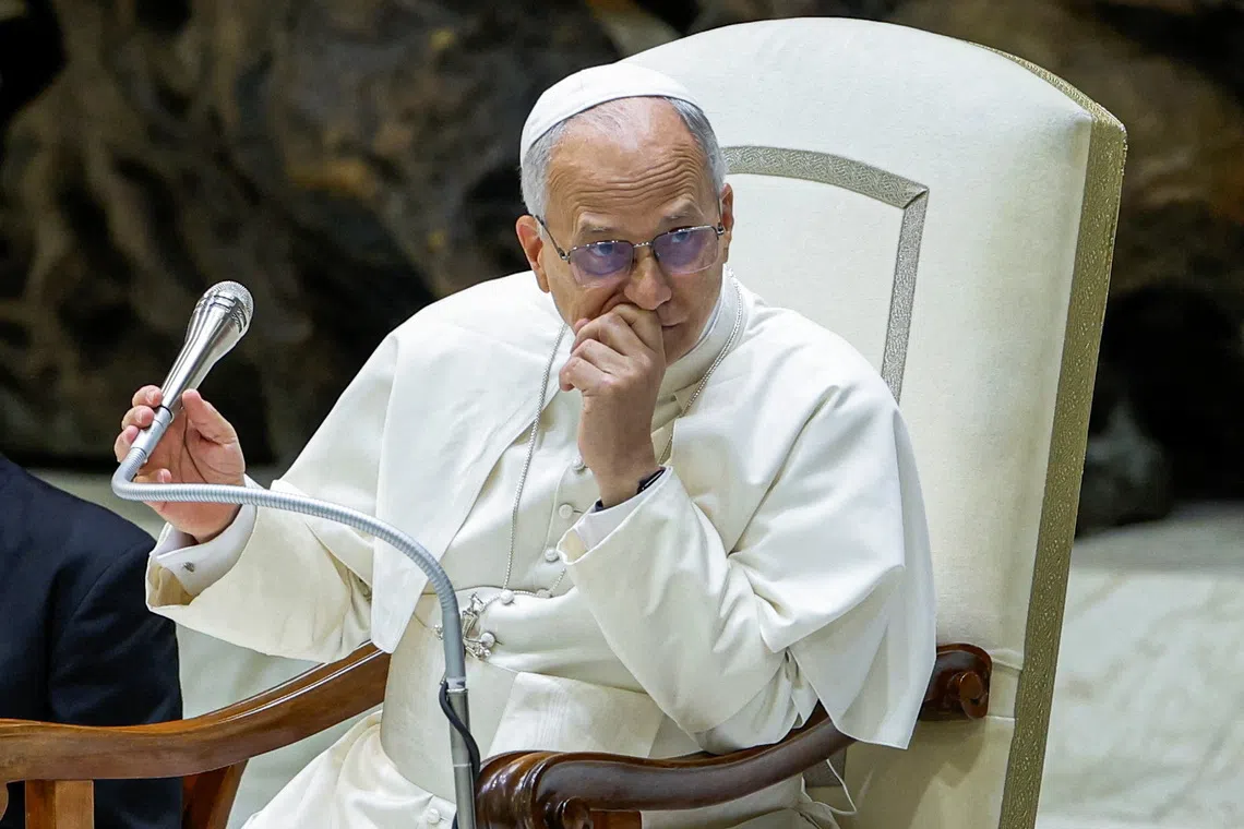 Pope Leo holds first meeting with survivors of sexual abuse by Catholic clergy