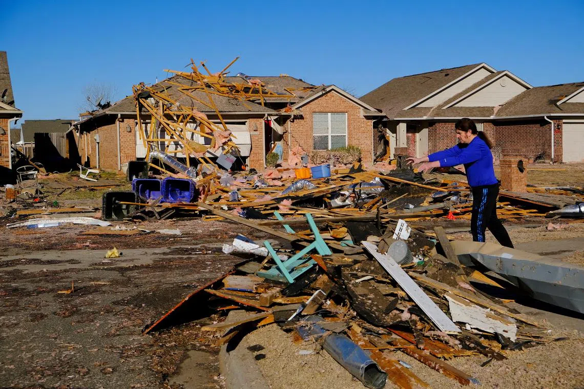 Tornadoes injured at least a dozen people in Oklahoma at the end of February.