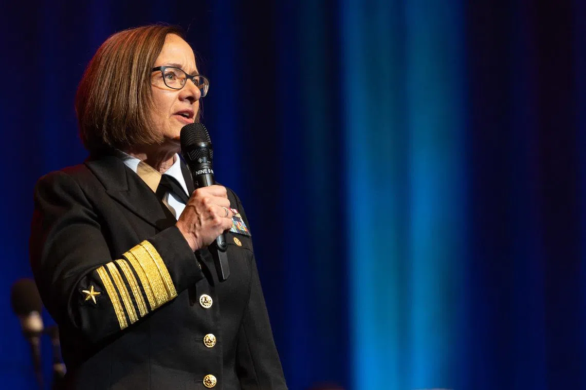 Admiral Lisa Franchetti is currently vice-chief of operations for the Navy.
