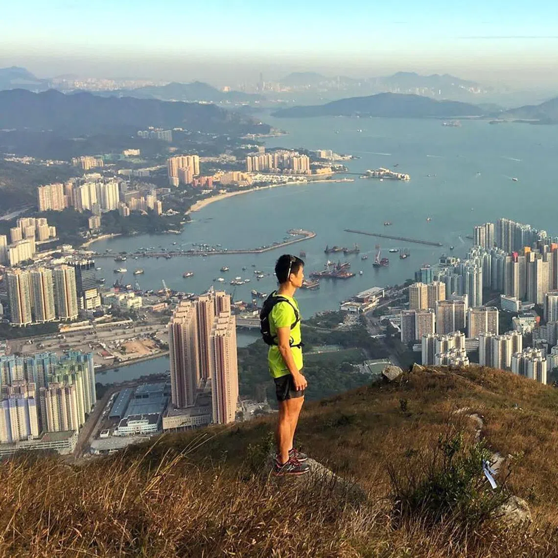 Ultra-marathon runner Stone Tsang enjoys going into nature to refresh and recharge.