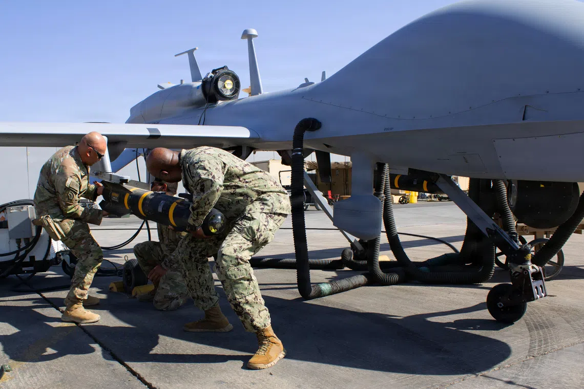 US Central Command said the combined operation involved multiple airstrikes and ground detonations.