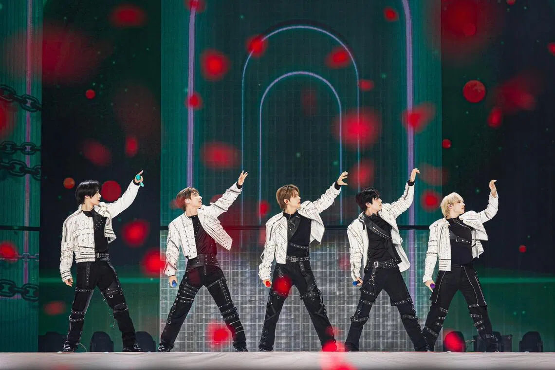 Solo performances among highlights at Tomorrow X Together’s Singapore concert