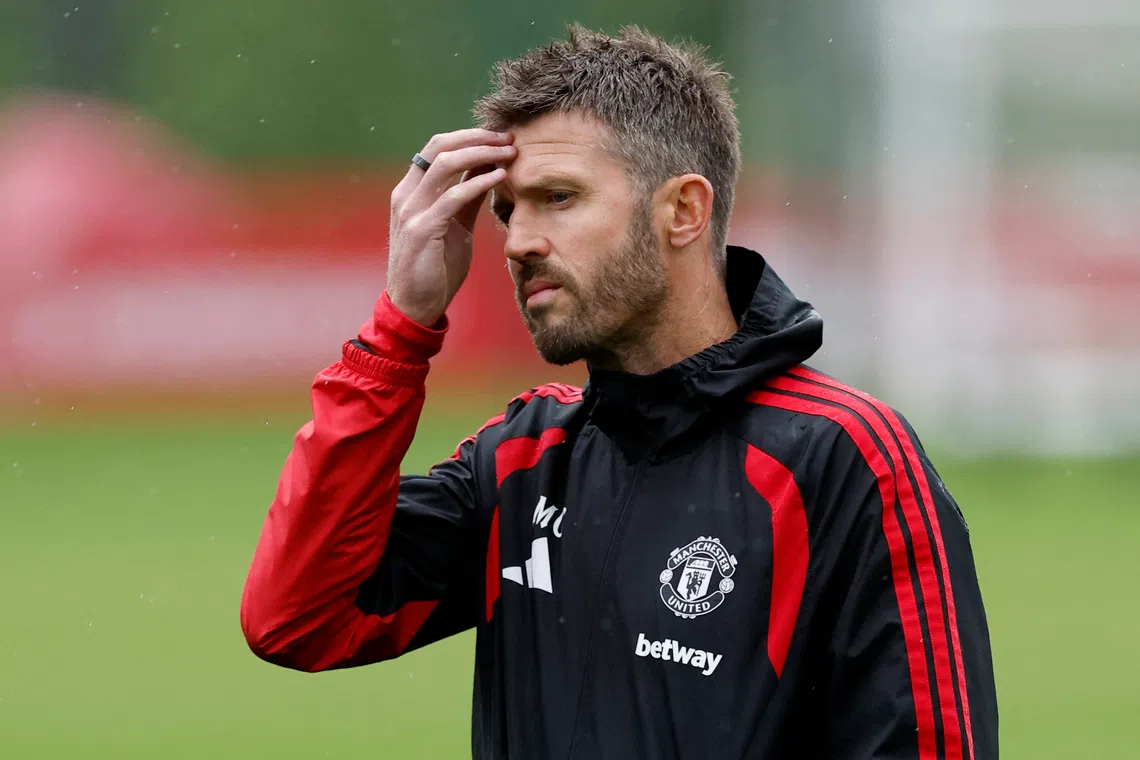 Michael Carrick said he could understand people saying the current situation was a “disaster” but that was not something he bought into.