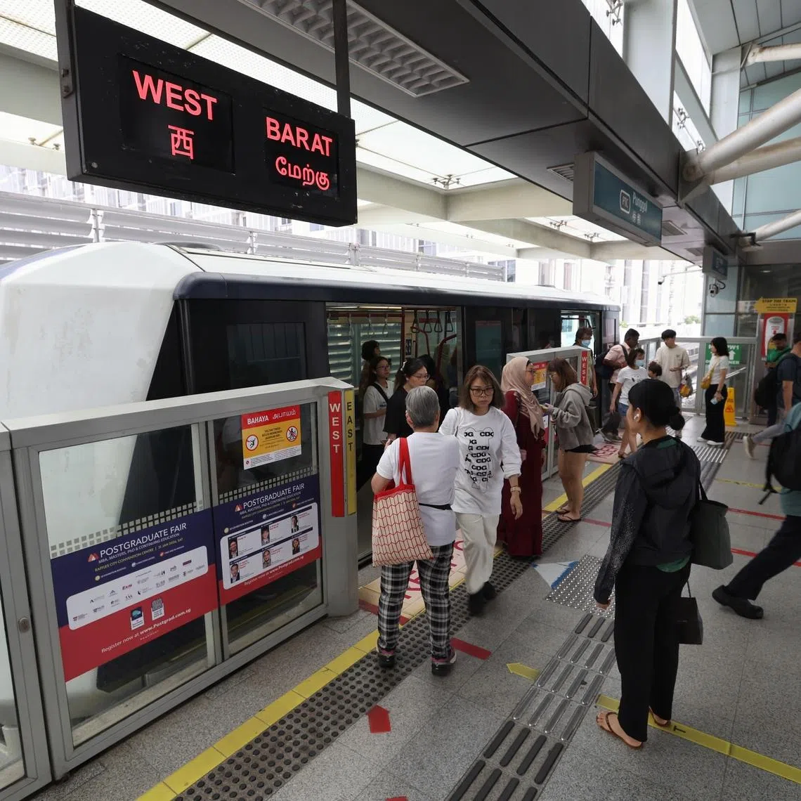Acting Transport Minister Jeffrey Siow said physical and technological constraints have prevented the installation of platform screen doors at LRT stations, but added that there is always a need to look for better solutions.