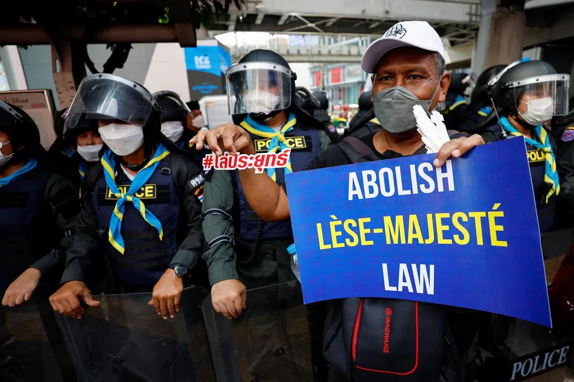 Royal defamation convictions in Thailand can carry a jail sentence of up to 15 years per charge.