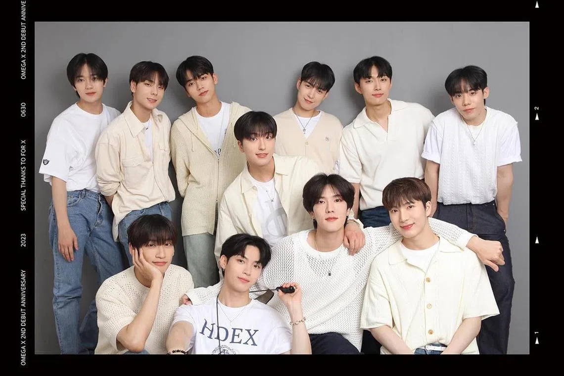 K-pop boy band Omega X
