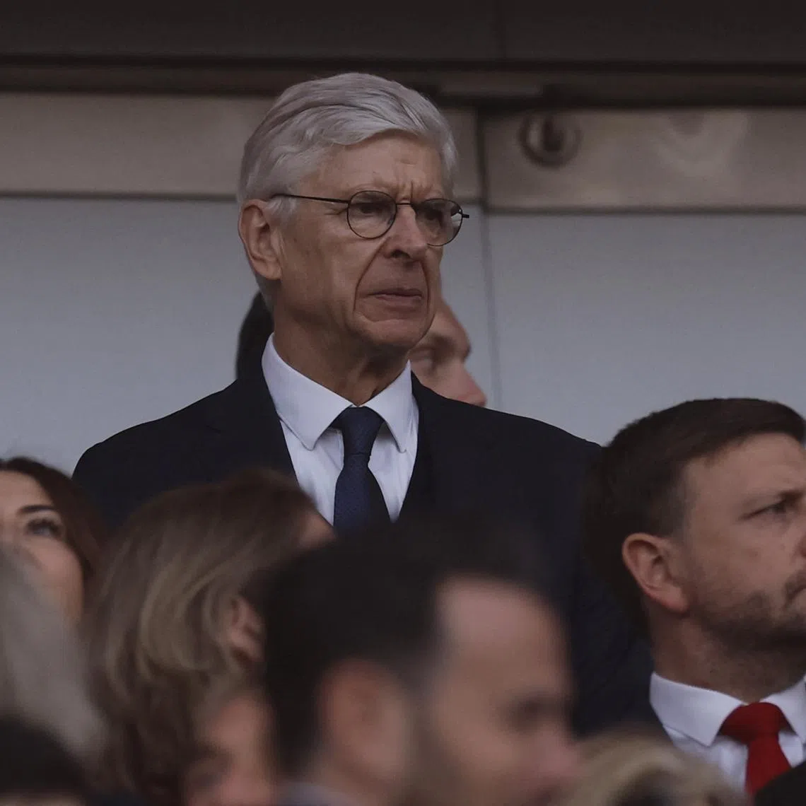 Soccer Football - Champions League - Semi Final - First Leg - Arsenal v Paris Saint Germain - Emirates Stadium, London, Britain - April 29, 2025 Former Arsenal manager Arsene Wenger before the match Action Images via Reuters/Andrew Couldridge