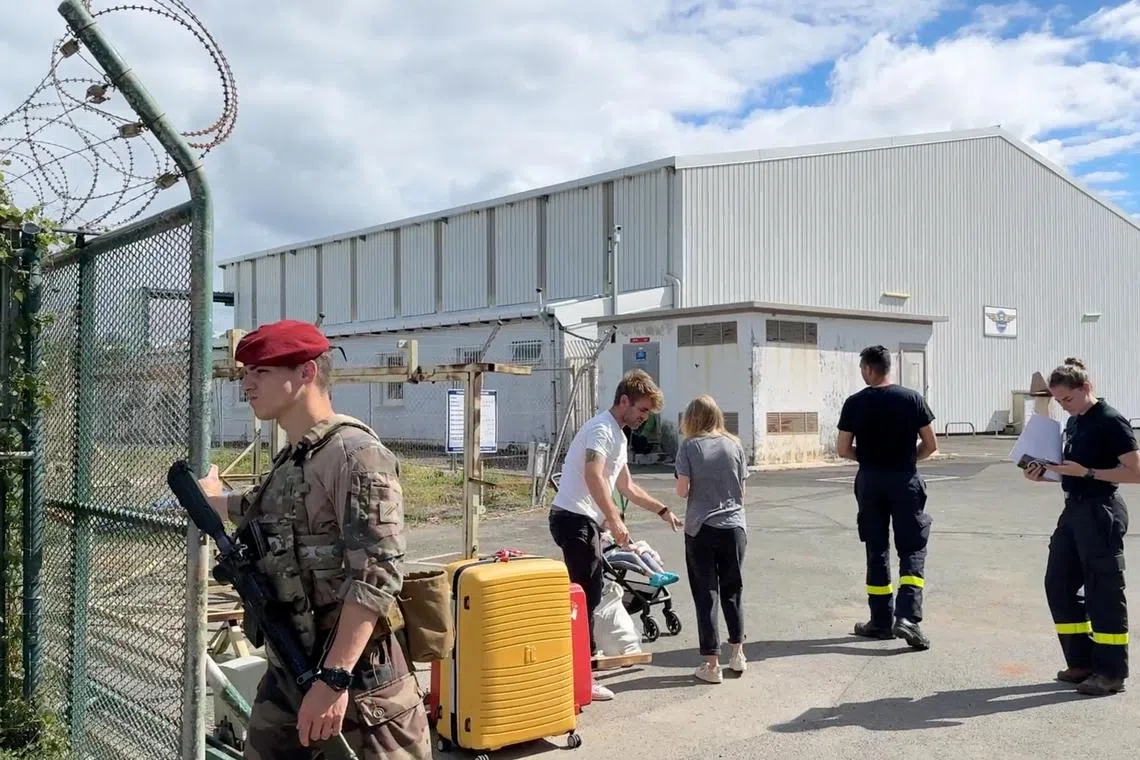 Noumea, New Caledonia, May 25, 2024. Video obtained by REUTERS