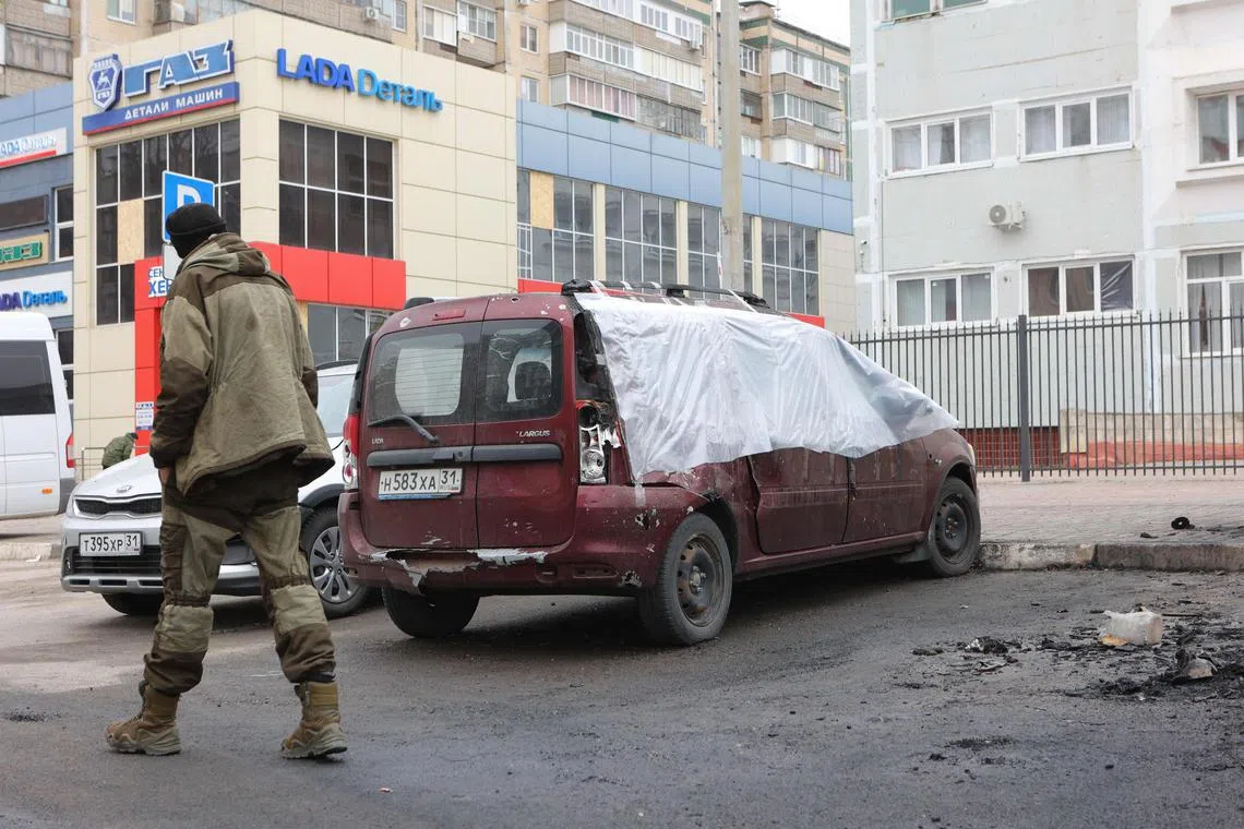 Russian officials blamed Ukraine for attacks on the border city of Belgorod that left two people dead.