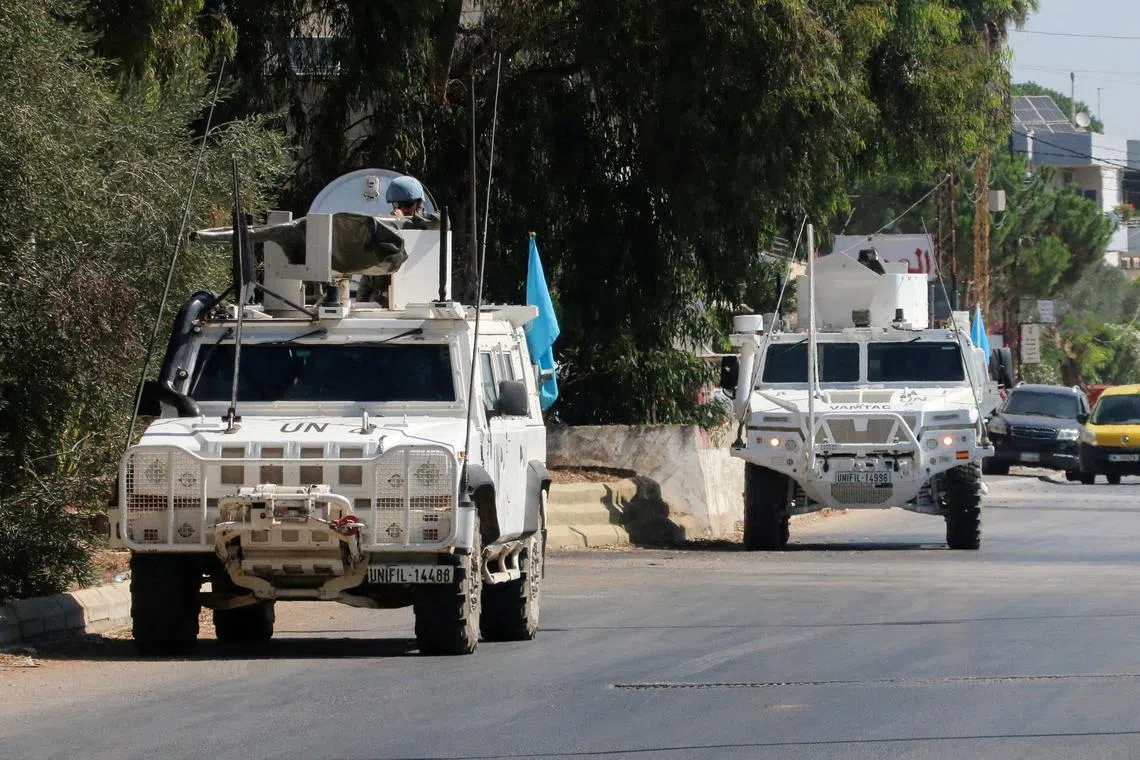 UN peacekeepers said Israeli troops opened fire on their headquarters in south Lebanon on Oct 10.