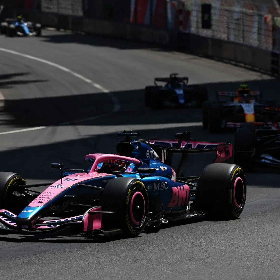 Alpine's Pierre Gasly in action during the race, Formula One F1, Monaco Grand Prix, Circuit de Monaco, Monaco, June 7, 2026.  REUTERS/Manon Cruz