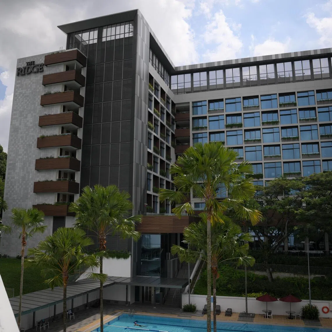 The Ridge, a new on-campus accommodation to host overseas research collaborators and academic visitors at the National University of Singapore, pictured on April 21, 2026.