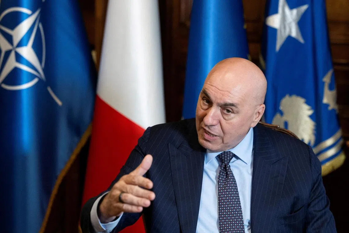 وطن نيوز – وزير الدفاع الإيطالي يحث على اتخاذ قرار بشأن قروض الاتحاد الأوروبي الآمنة قبل الموعد النهائي