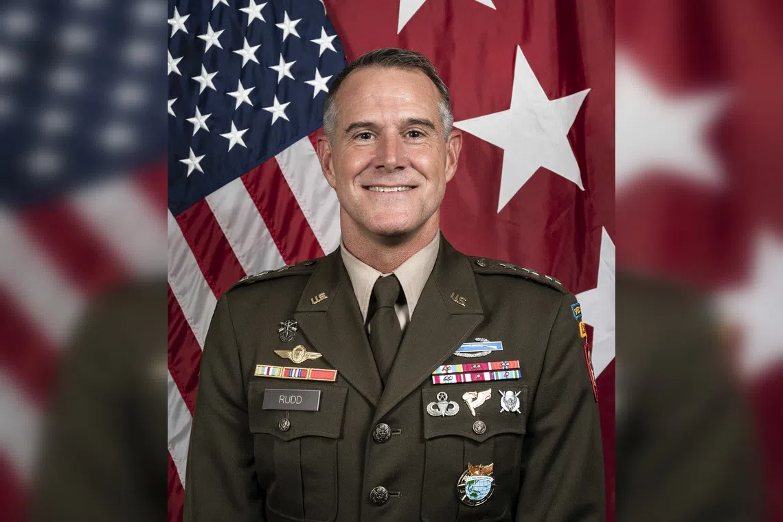 Lieutenant-General Joshua Rudd currently serves as the No. 2 at the ​US military's Indo-Pacific ⁠Command.