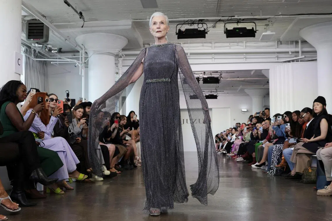 Mrs Maye Musk has been a regular visitor to China for speaking engagements and modelling jobs, starring in ads and commercials.